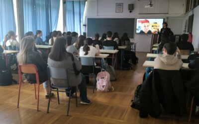 Predavanje nutricionistice o važnosti pravilne prehrane za učenike 7. i 8. razreda