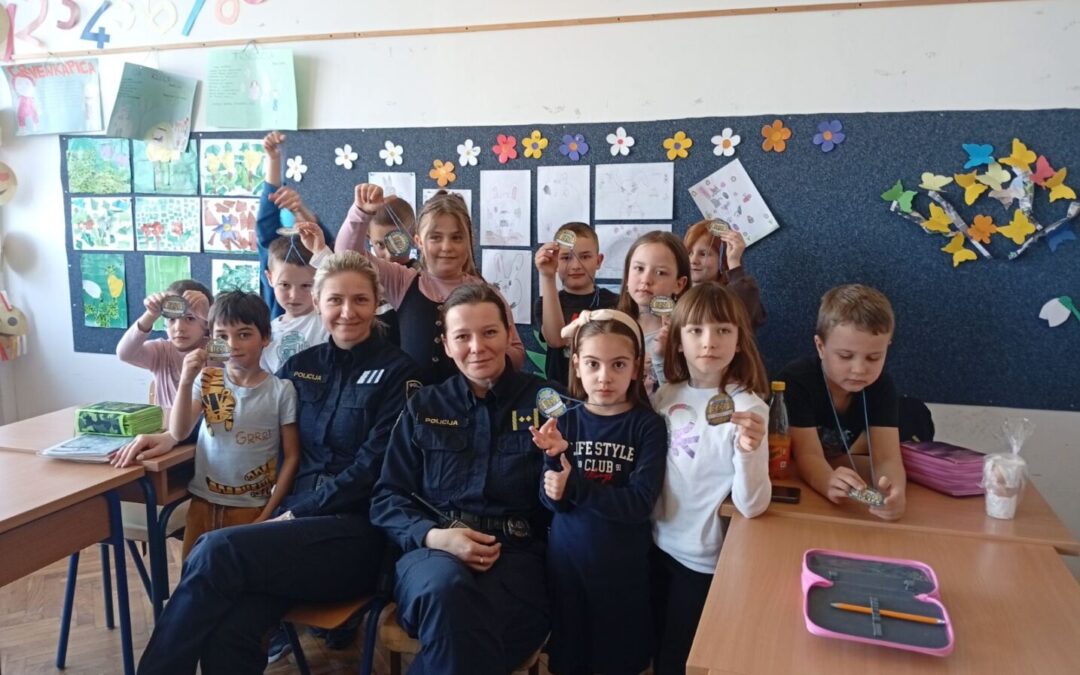 Posjet policije učenicima 1.a razreda