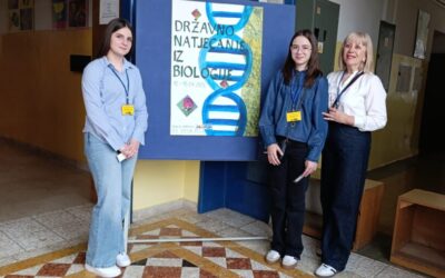 Učenice naše škole na Državnom natjecanju iz biologije!