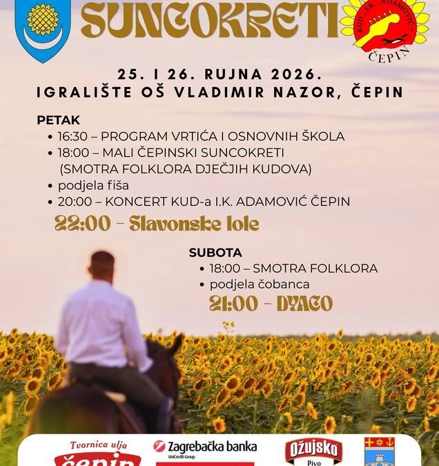 Čepinski suncokreti 2026.